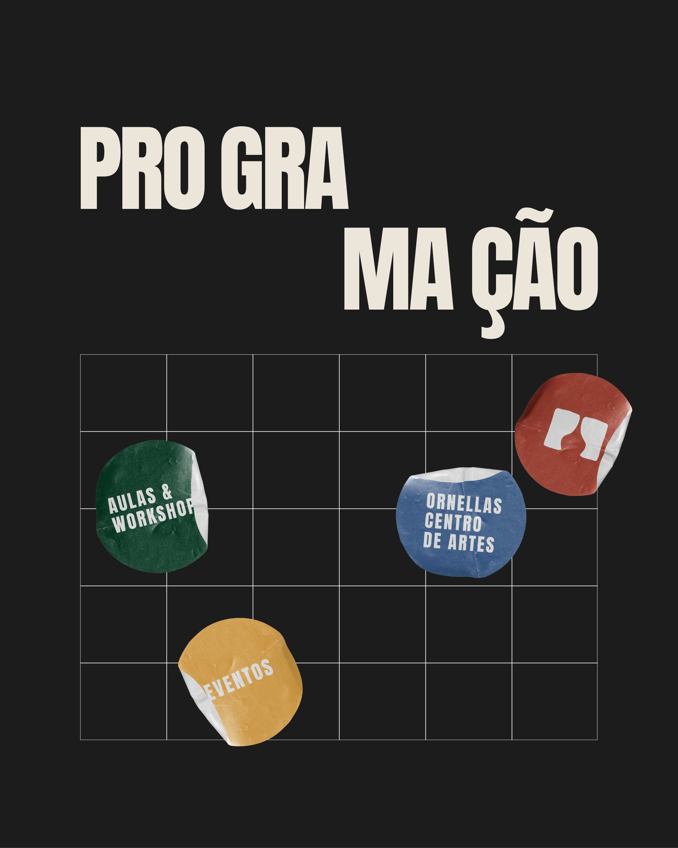 Programação Aulas, Eventos, Workshops
